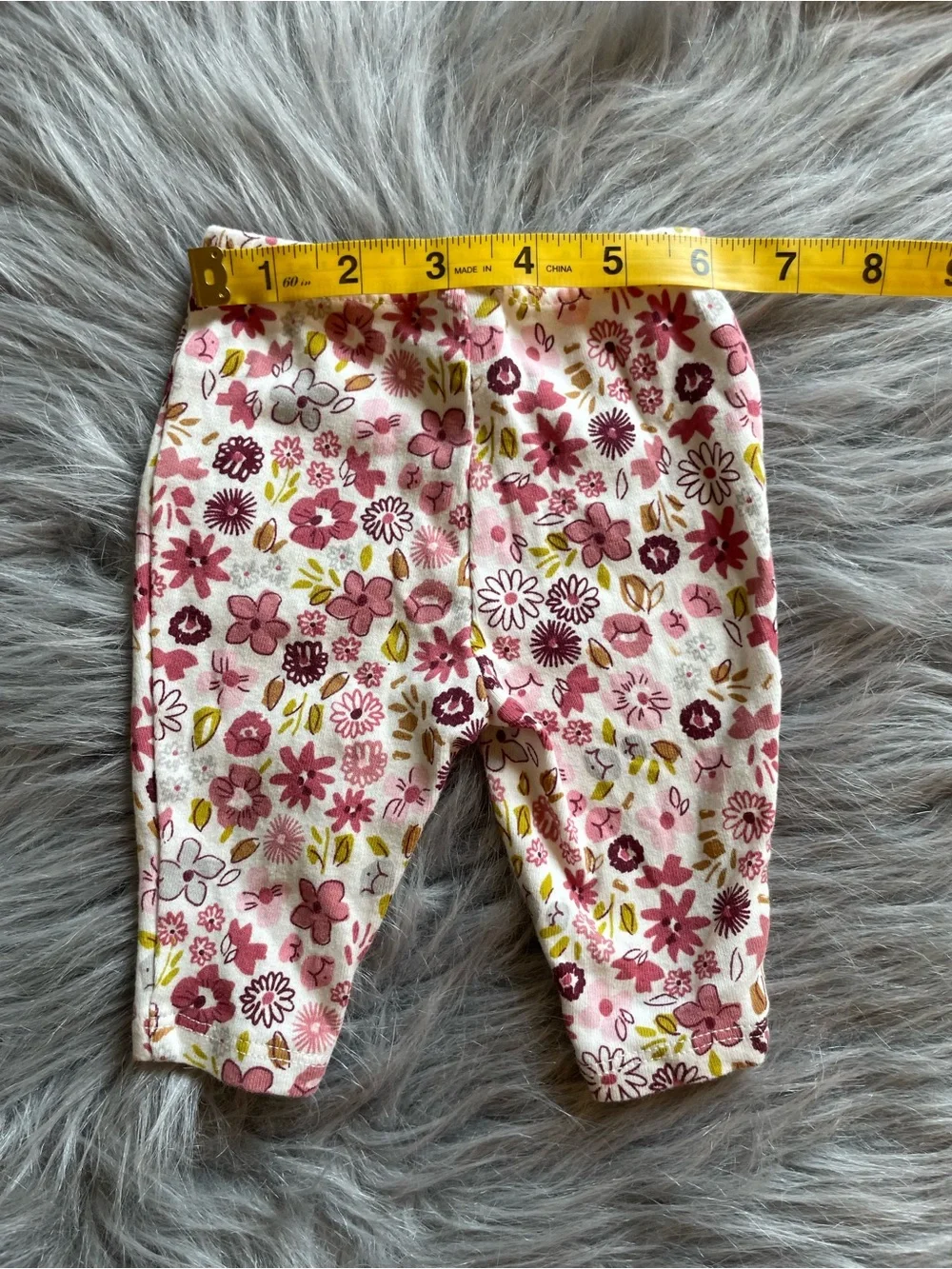 🪶Carter’s Newborn Floral Leggings - Pink